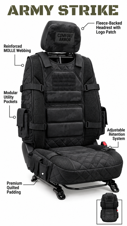 Strike Seat Car Covers
